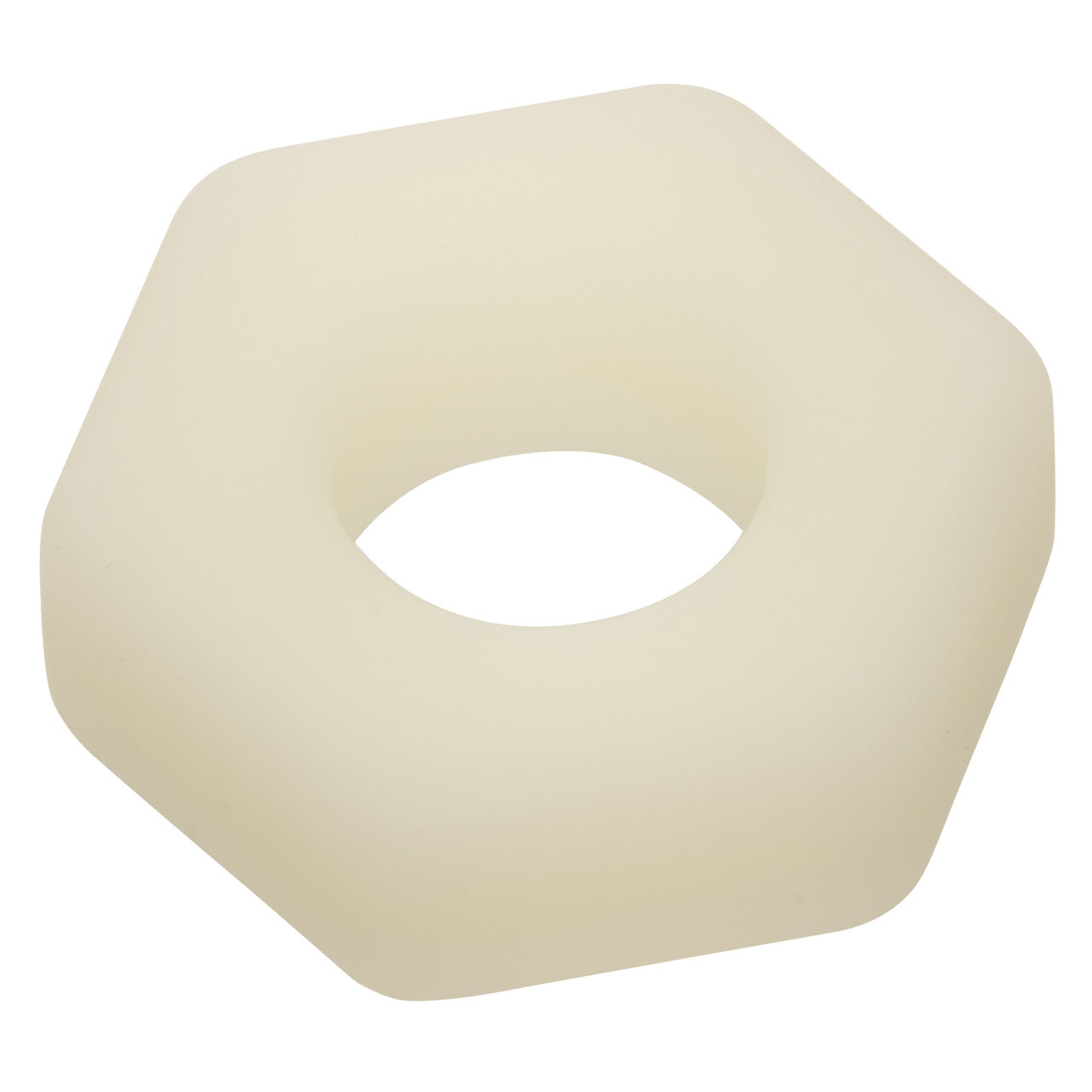 Alpha™ Glow-In-The-Dark Liquid Silicone Prolong Sexagon Ring