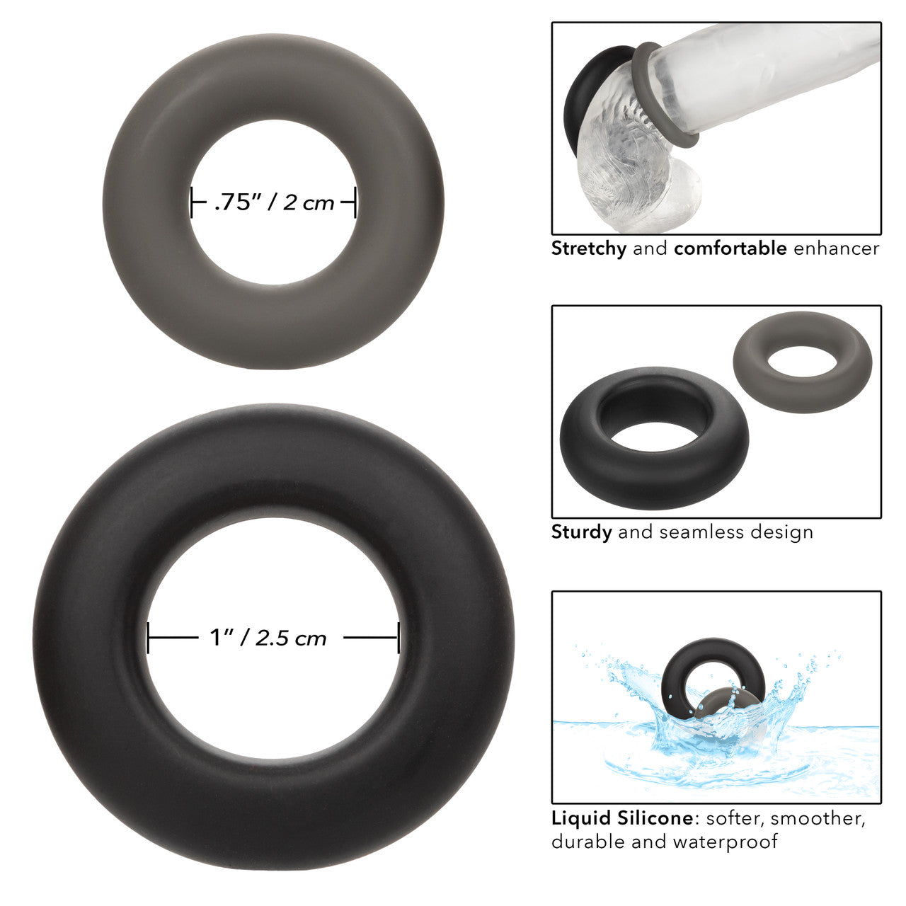 Alpha™ Liquid Silicone Prolong Set of 2