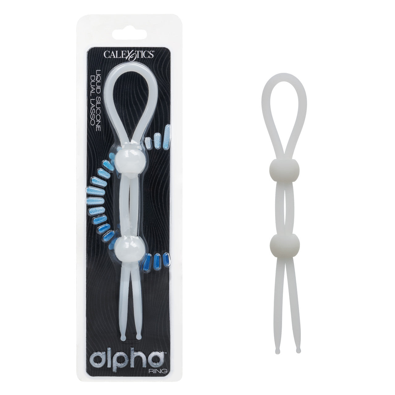Alpha Liquid Silicone Dual Lasso - White