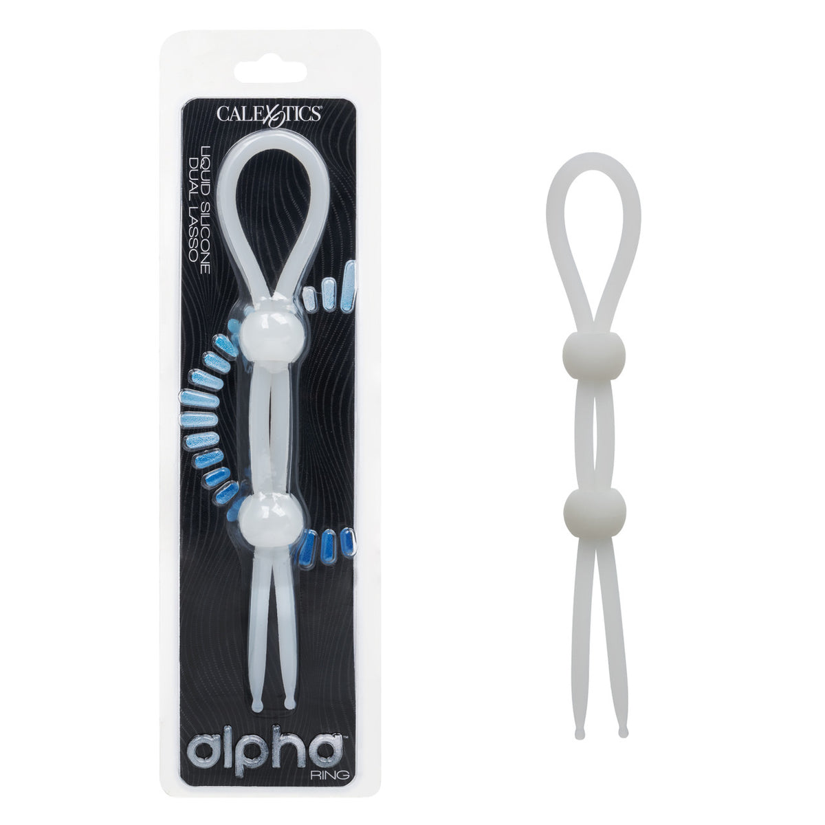 Alpha Liquid Silicone Dual Lasso - White