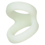 Alpha Liquid Silicone Snug Tugger Glow-In-The-Dark - White