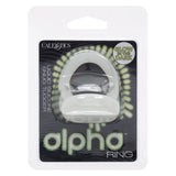 Alpha Liquid Silicone Snug Tugger Glow-In-The-Dark - White