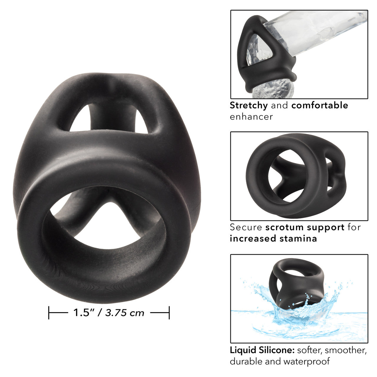 Alpha™ Liquid Silicone Dual Cage & Ring