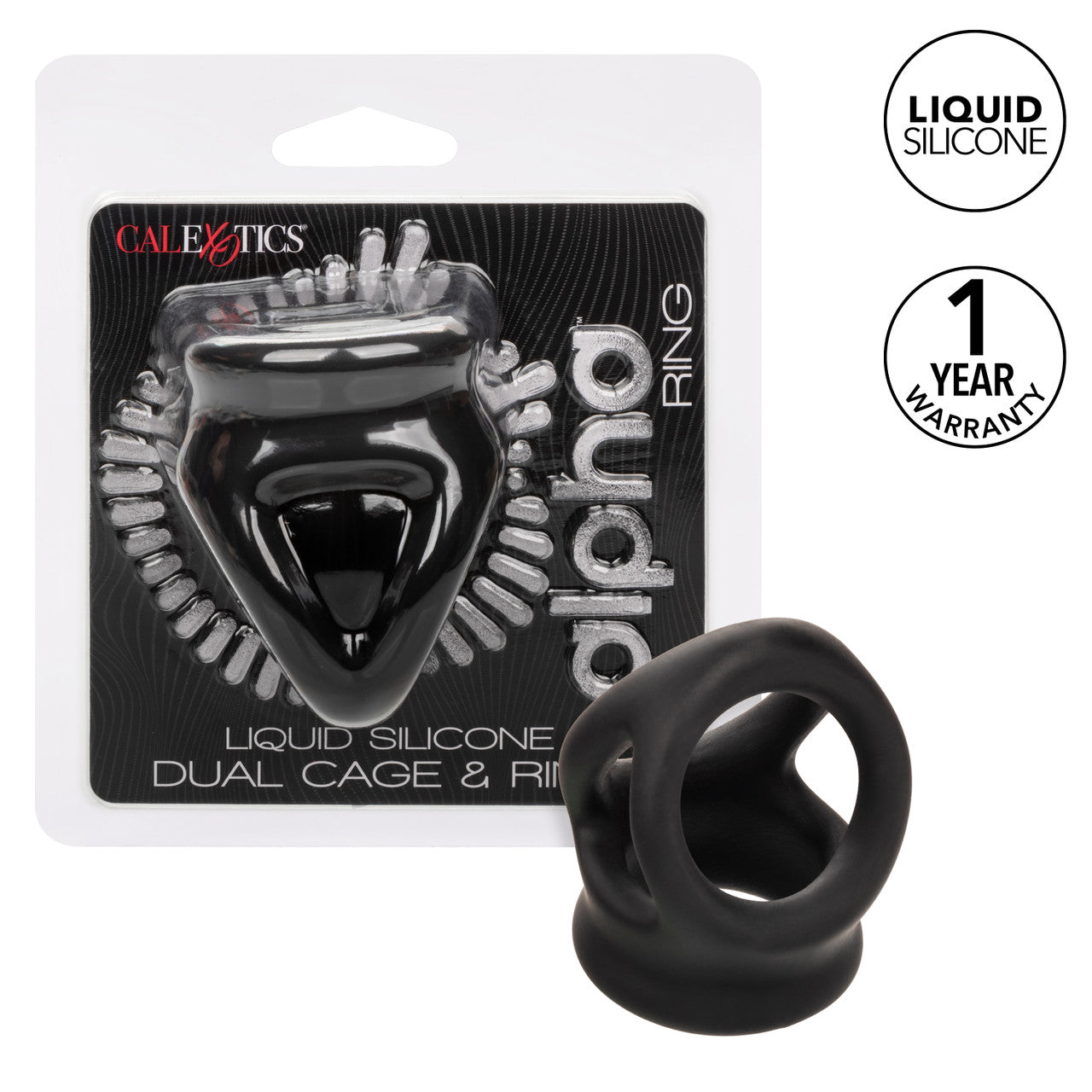 Alpha™ Liquid Silicone Dual Cage & Ring