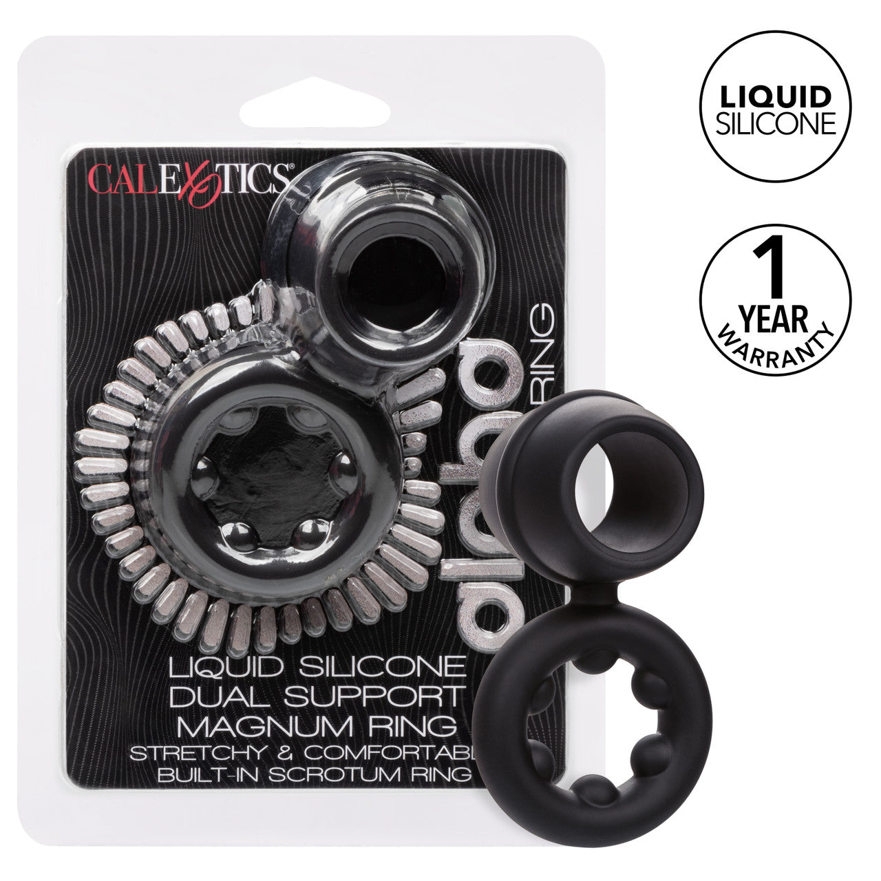 Alpha Liquid Silicone Dual Magnum Ring