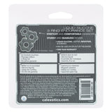 Alpha Liquid Silicone Cock Ring Endurance Set (3 Piece) - Gray