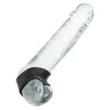 Alpha Liquid Silicone Cock Ring Endurance Set (3 Piece) - Black