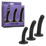 Onyxxx Silicone Curved Probe Set (3 Piece) - Black