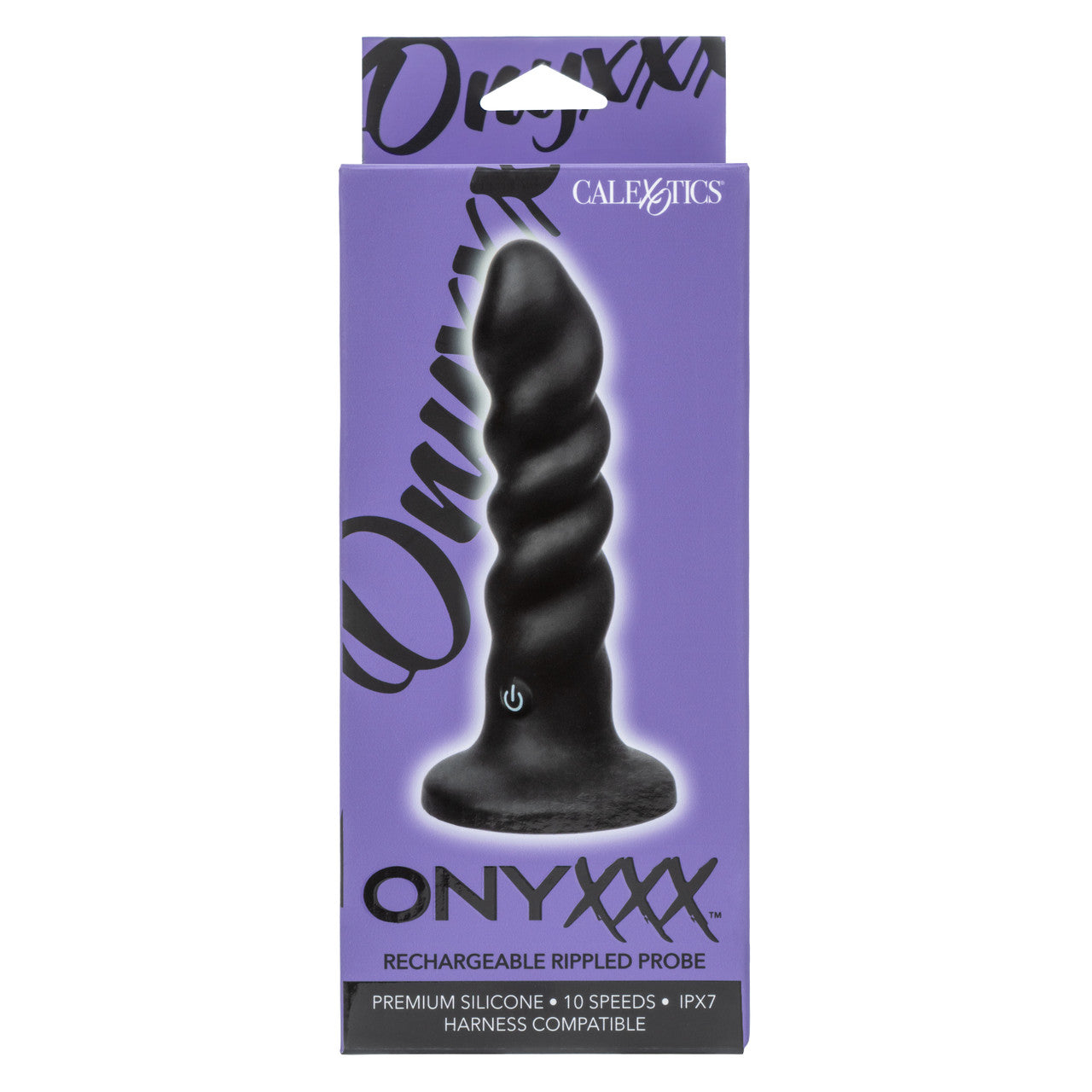 Onyxxx Rechargeable Rippled Probe - Black