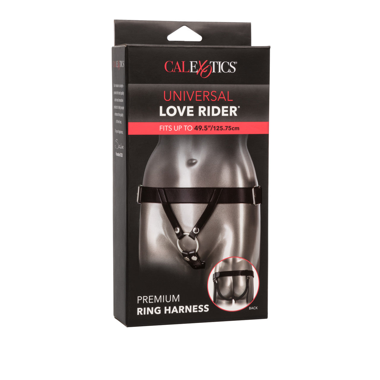 Universal Love Rider Premium Ring Harness - Black