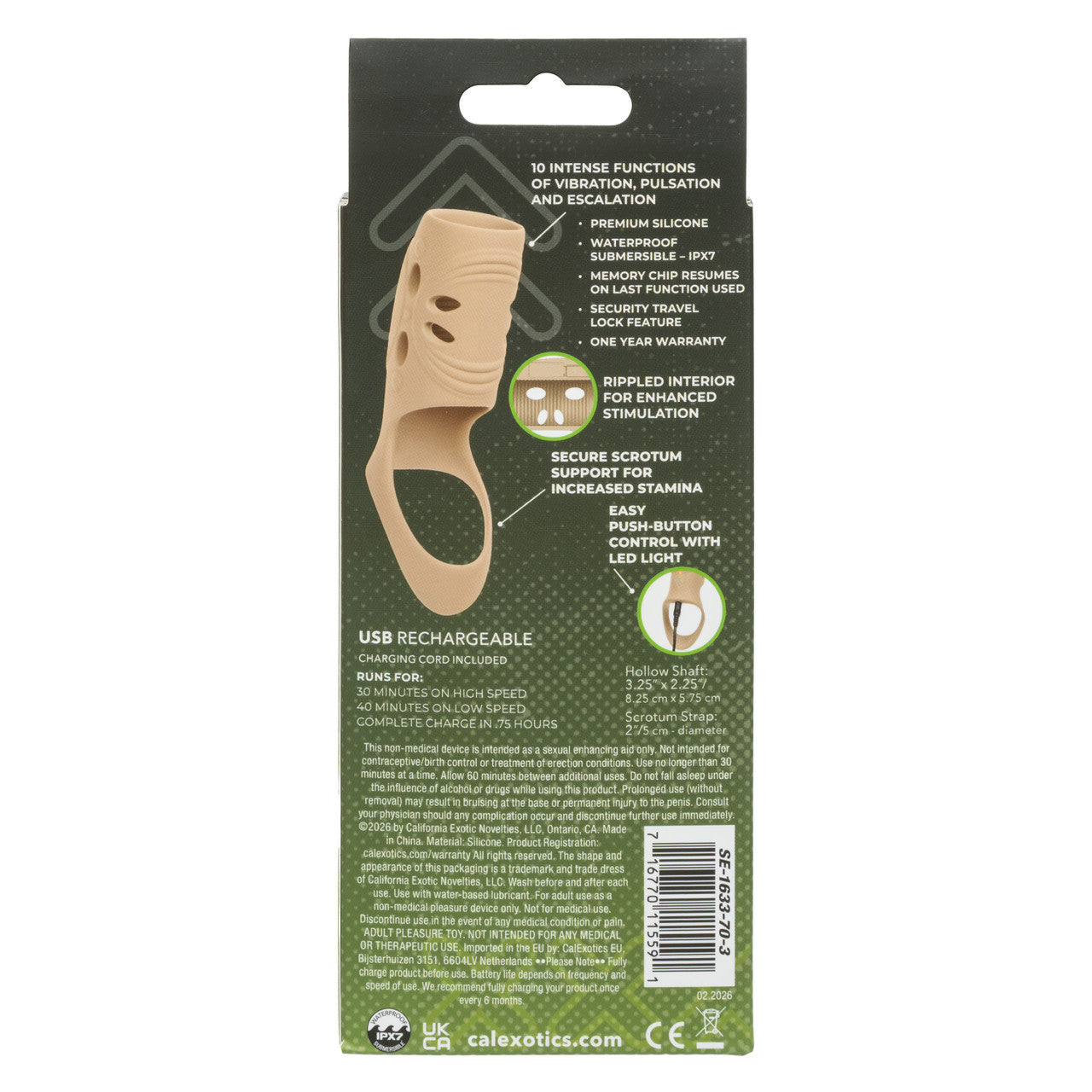 Performance Maxx™ Rechargeable Open-Ended Sleeve