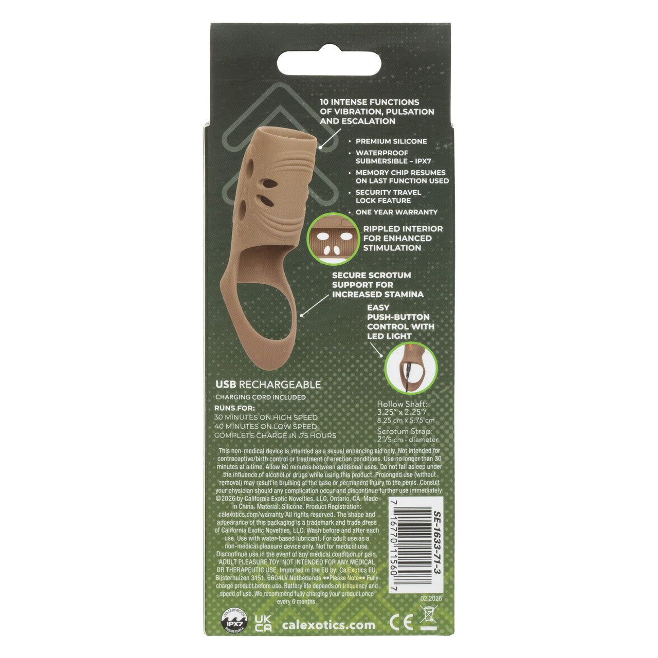 Performance Maxx™ Rechargeable Open-Ended Sleeve