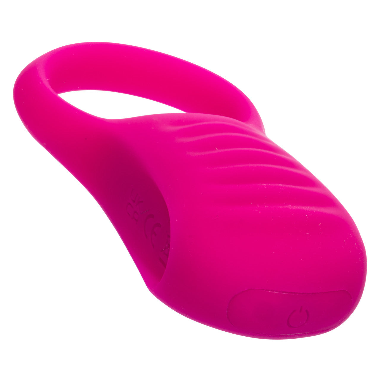 Basic Essentials Rechargeable Ridge Rider Silicone Cock Ring