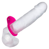 Basic Essentials Rechargeable Ridge Rider Silicone Cock Ring