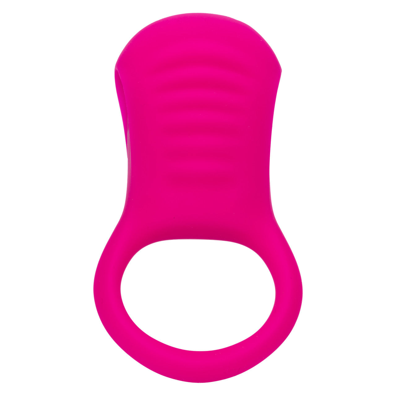 Basic Essentials Rechargeable Ridge Rider Silicone Cock Ring