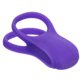 Basic Essentials Rechargeable Dual Support Silicone Cock Ring