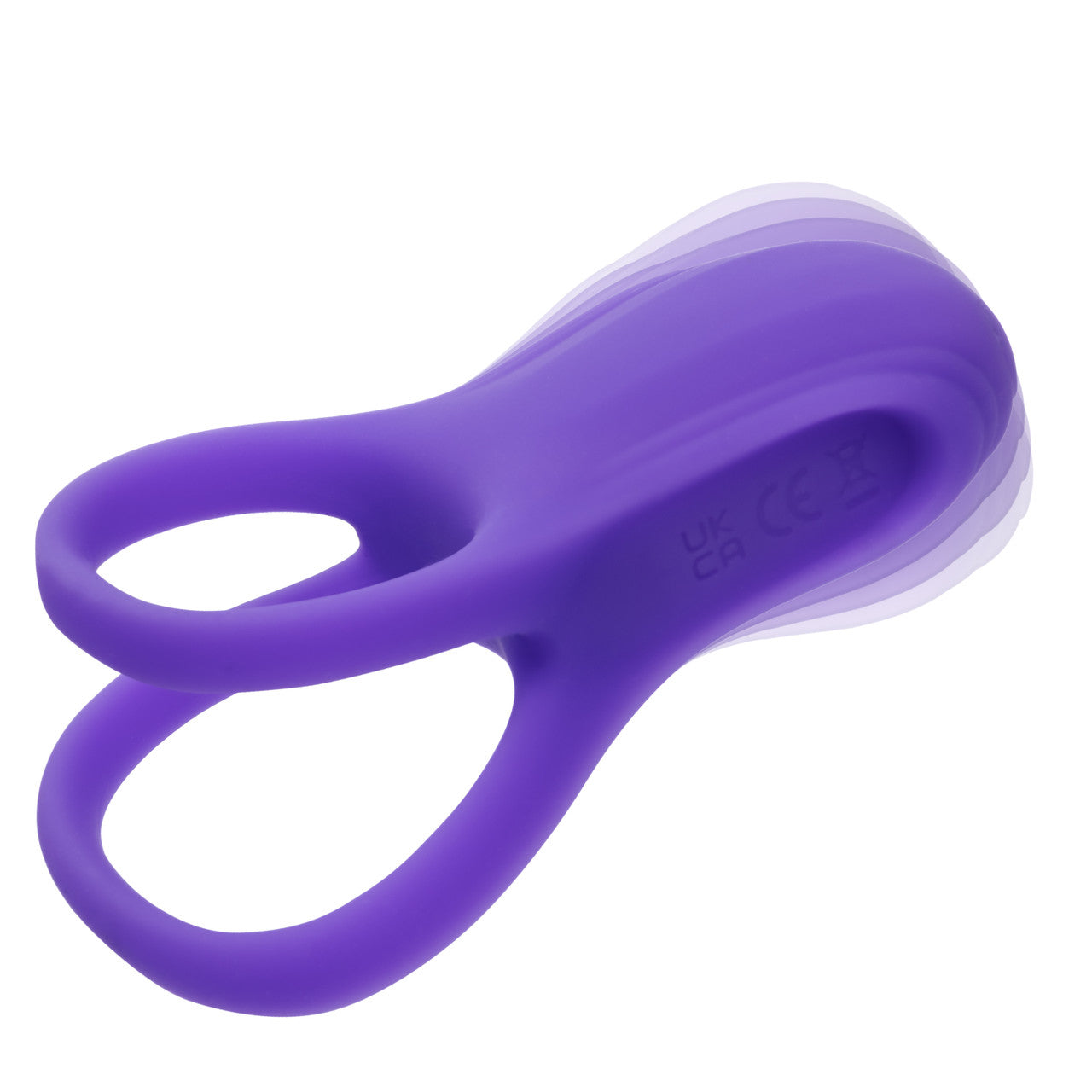 Basic Essentials Rechargeable Dual Support Silicone Cock Ring