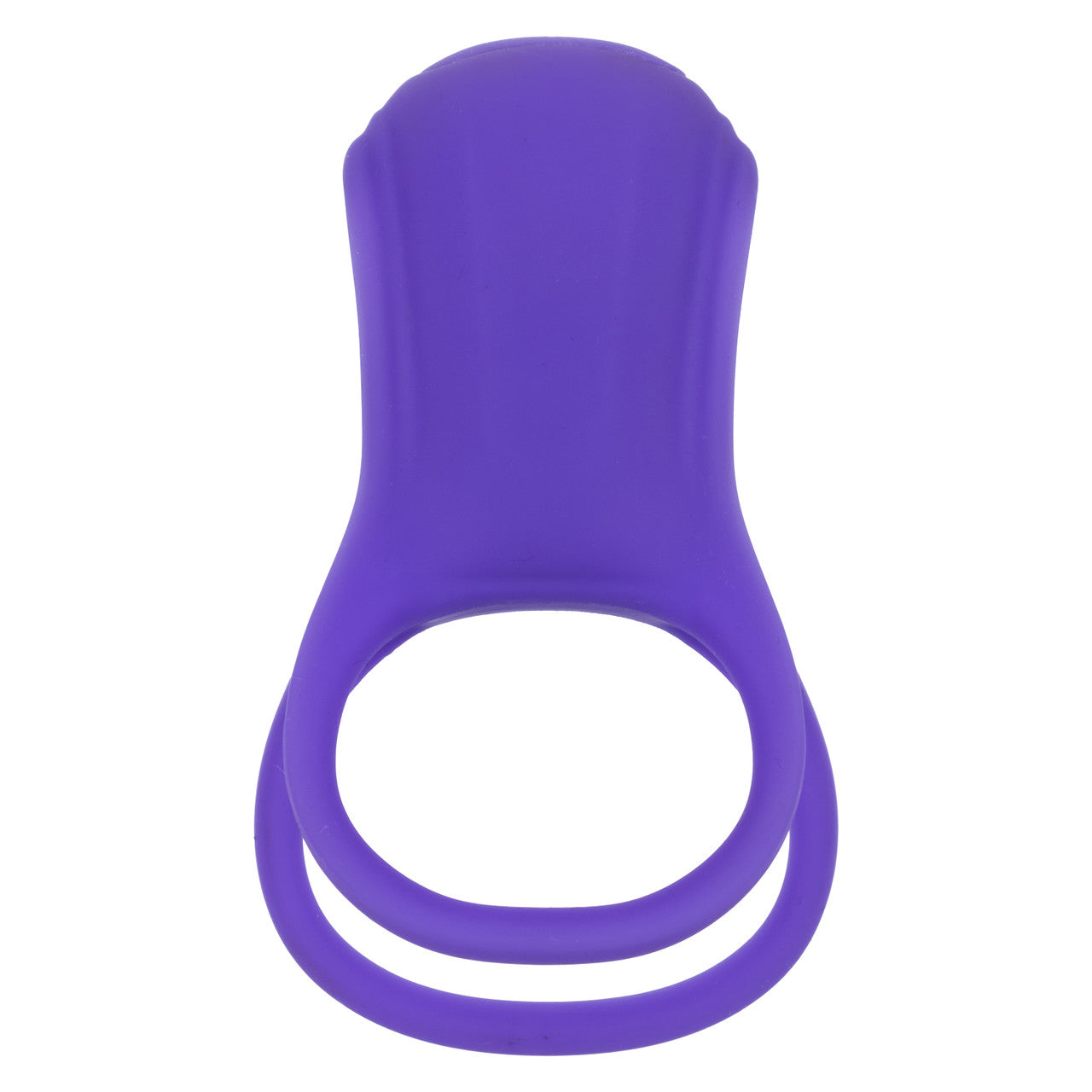 Basic Essentials Rechargeable Dual Support Silicone Cock Ring