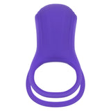 Basic Essentials Rechargeable Dual Support Silicone Cock Ring