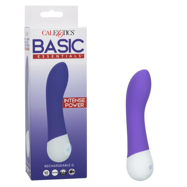 Basic Essentials Rechargeable Silicone G Vibrator
