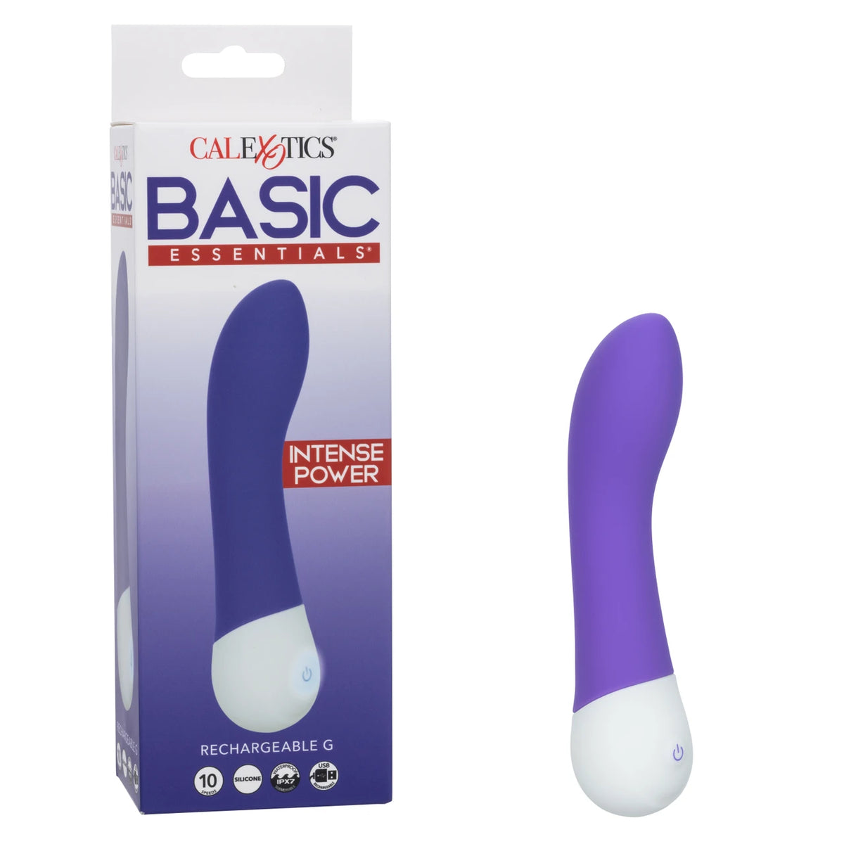 Basic Essentials Rechargeable Silicone G Vibrator
