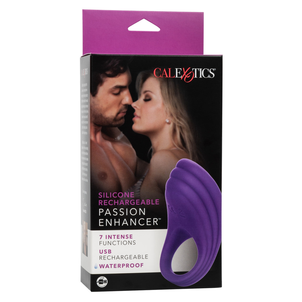 Silicone Rechargeable Passion Enhancer - Purple