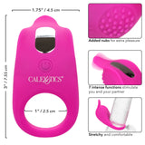 Silicone Rechargeable Teasing Enhancer - Pink
