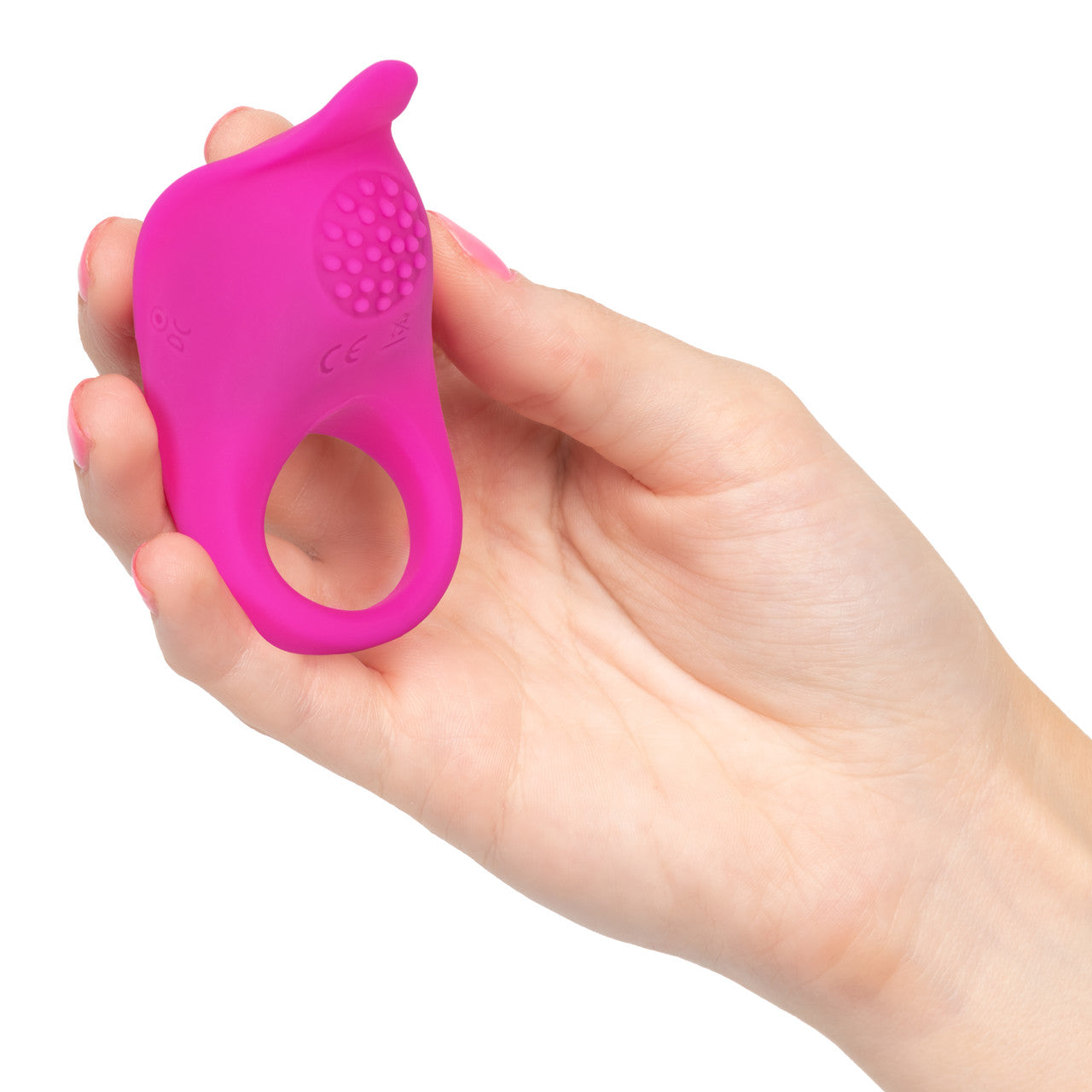 Silicone Rechargeable Teasing Enhancer - Pink