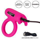 Silicone Rechargeable Triple Clit Flicker - Pink