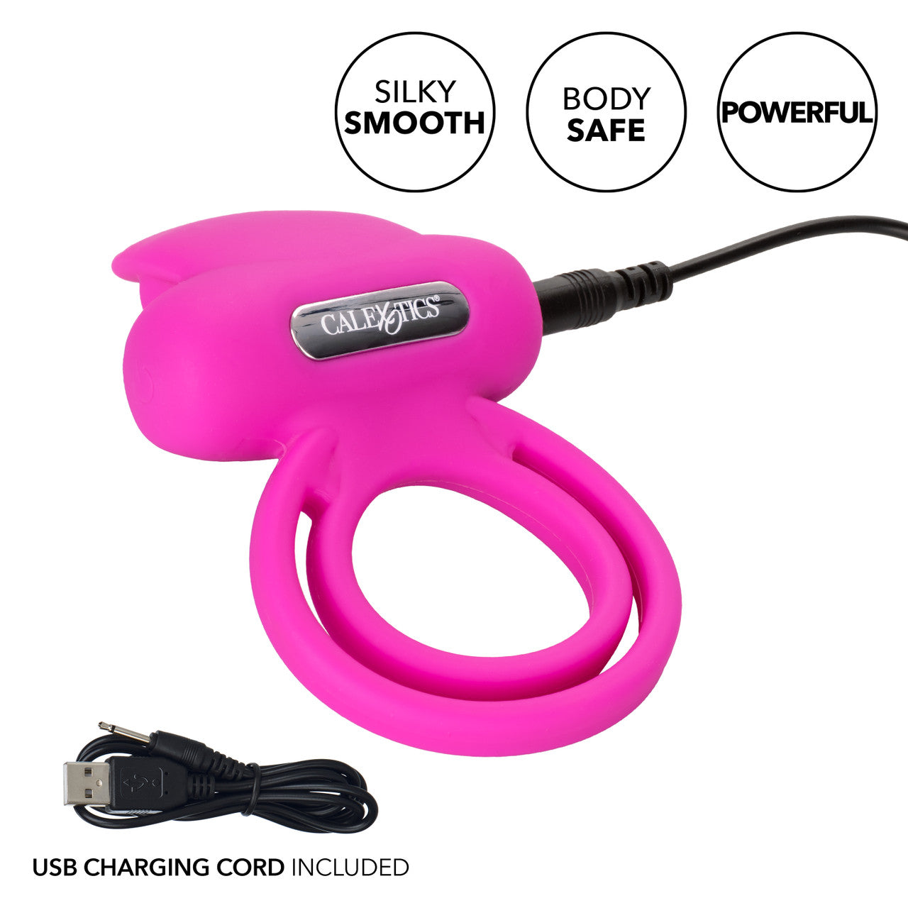 Silicone Rechargeable Dual Clit Flicker Enhancer