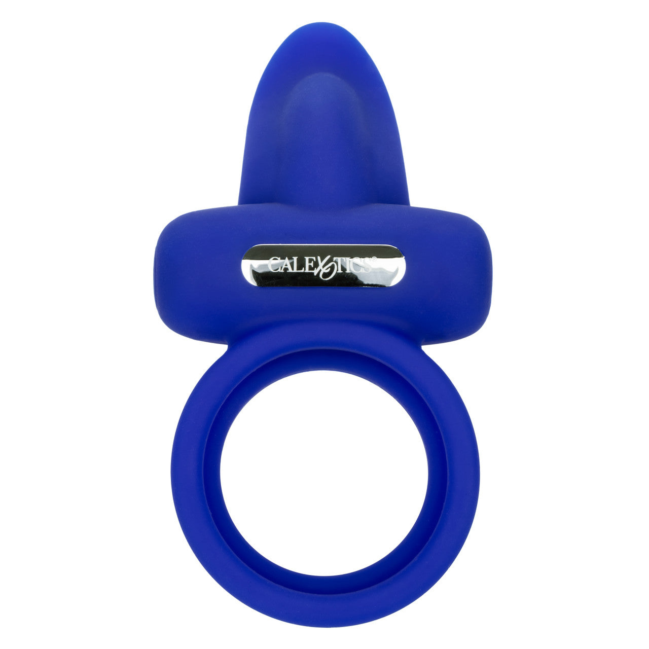 Couples Enhancers Silicone Rechargeable Dual Pleaser Enhancer - Blue