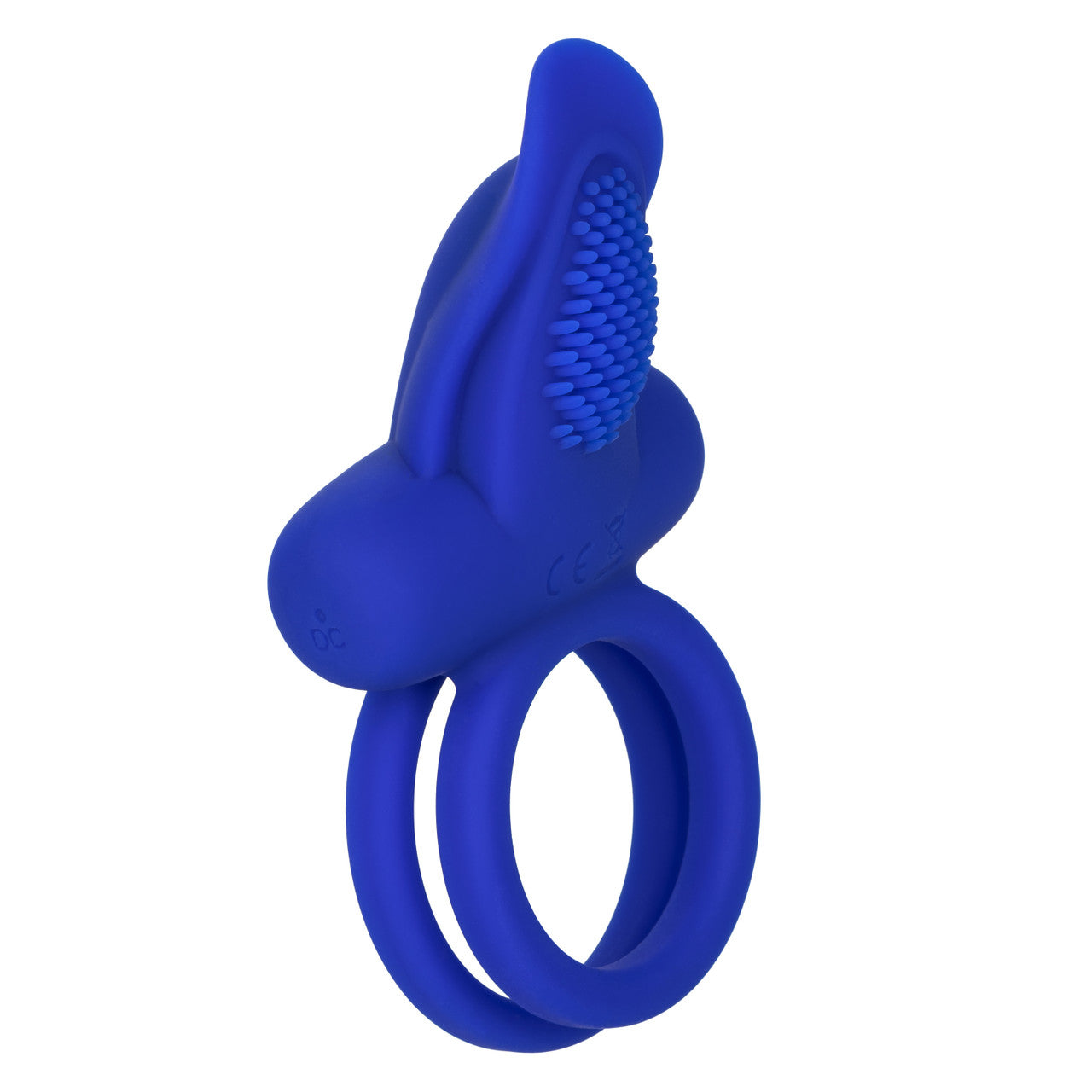 Couples Enhancers Silicone Rechargeable Dual Pleaser Enhancer - Blue