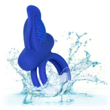 Couples Enhancers Silicone Rechargeable Dual Pleaser Enhancer - Blue