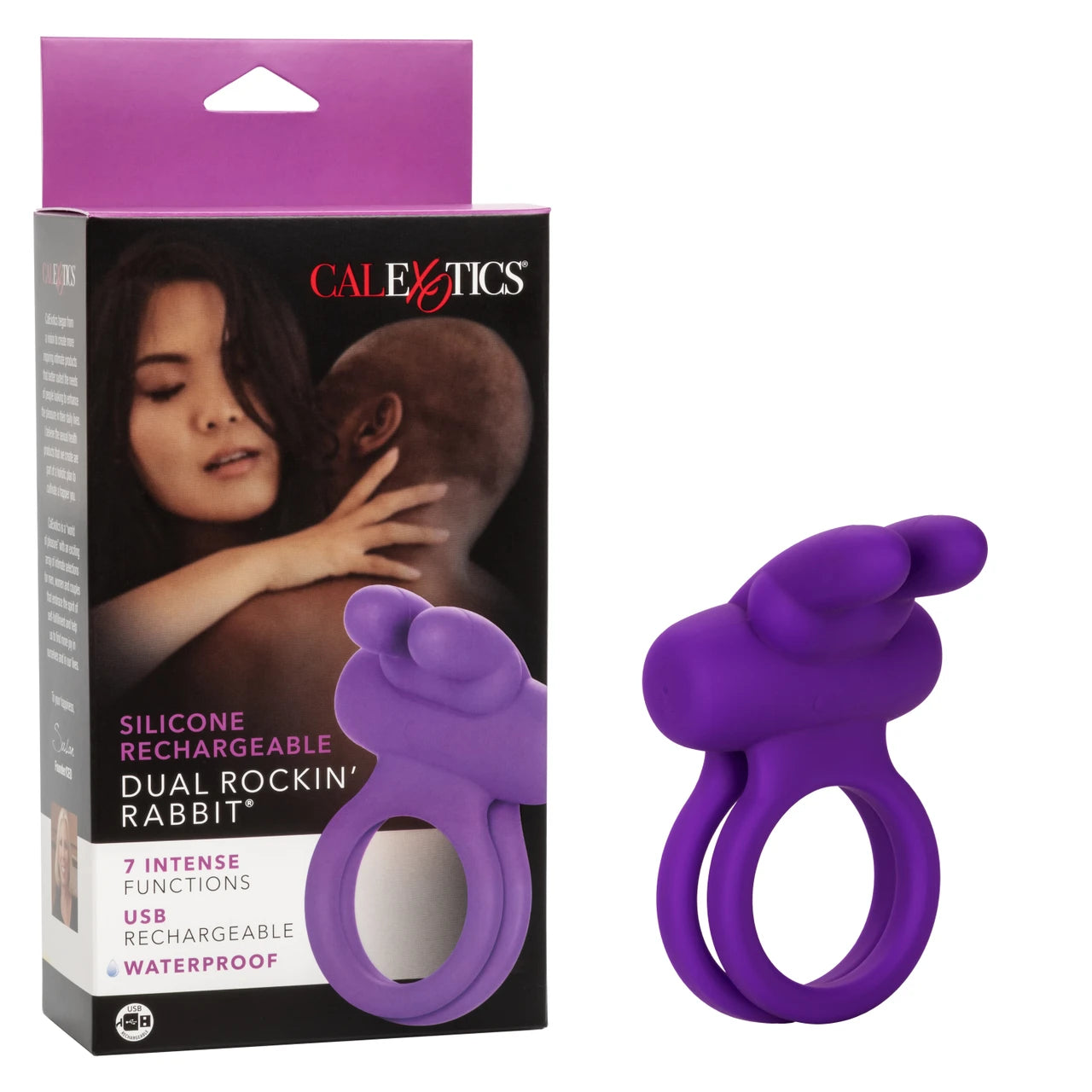 Silicone Rechargeable Dual Rockin� Rabbit Enhancer