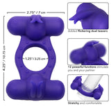 Silicone Rechargeable Triple Orgasm Enhancer