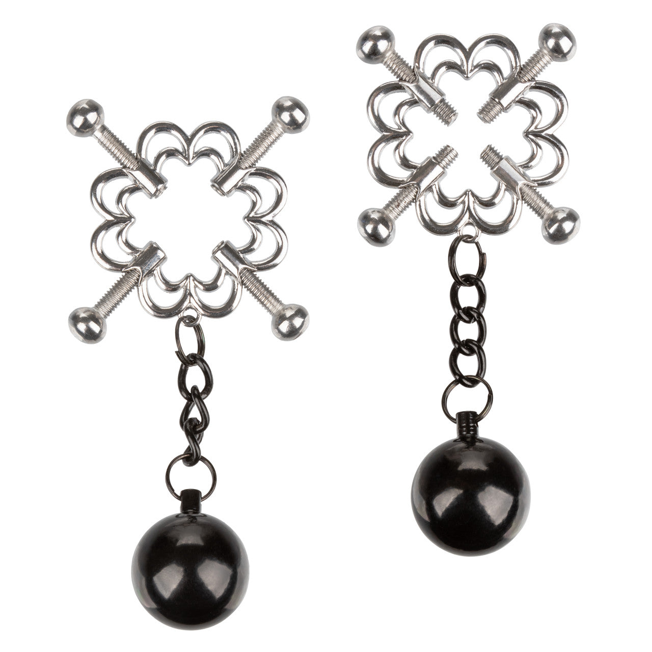 Nipple Grips 4-Point Weighted Nipple Press - Silver