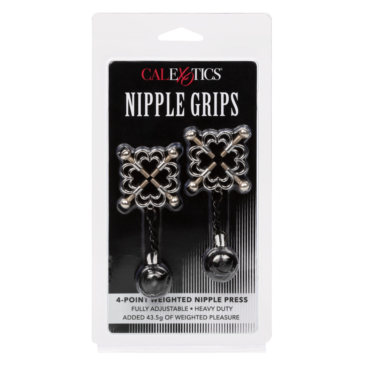 Nipple Grips 4-Point Weighted Nipple Press - Silver