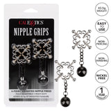Nipple Grips 4-Point Weighted Nipple Press - Silver