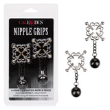 Nipple Grips 4-Point Weighted Nipple Press - Silver