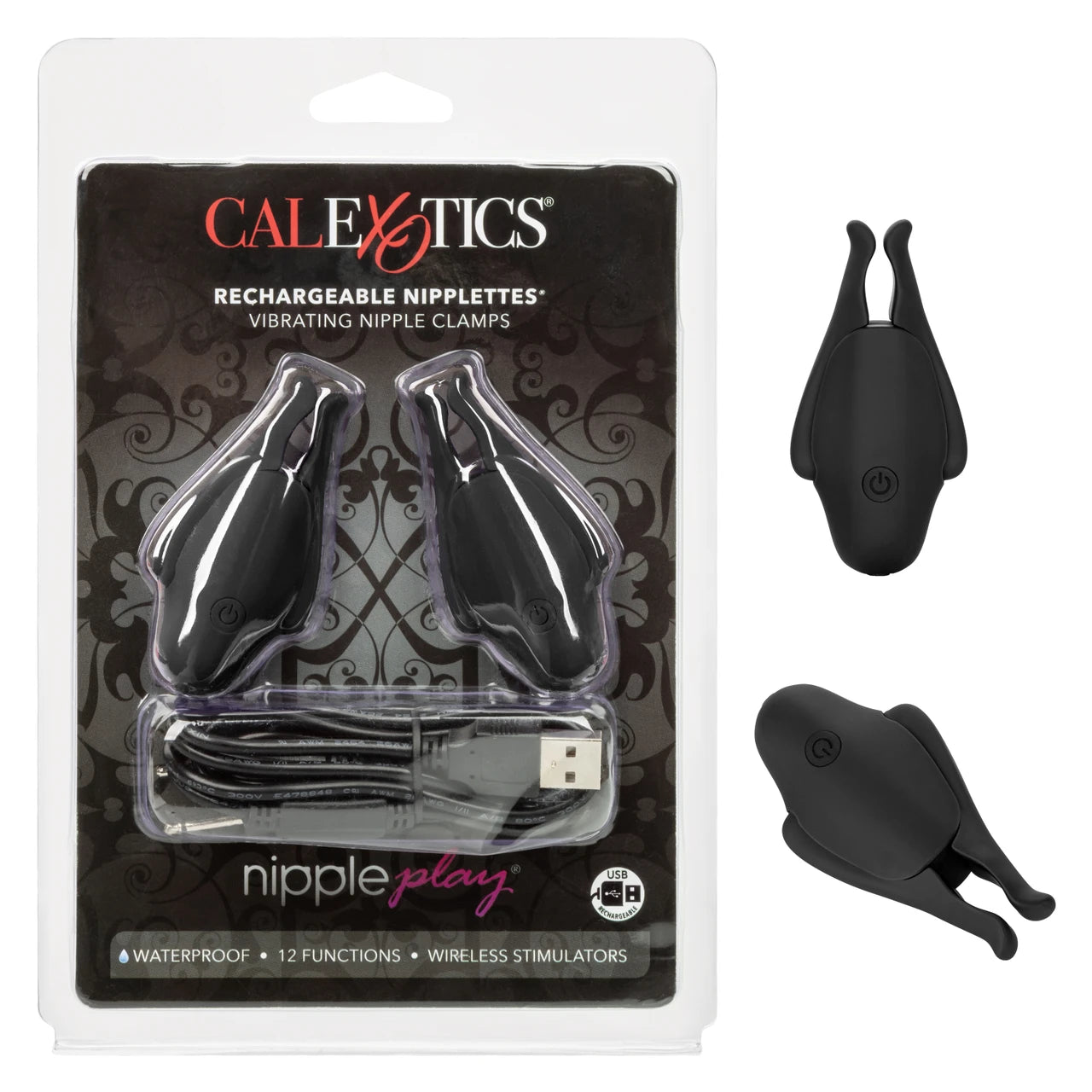 Vibrating Nipple Play Rechargeable Nipplettes