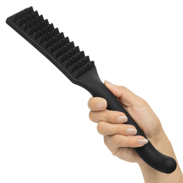 Nocturnal Collection Silicone Spiked Paddle - Black