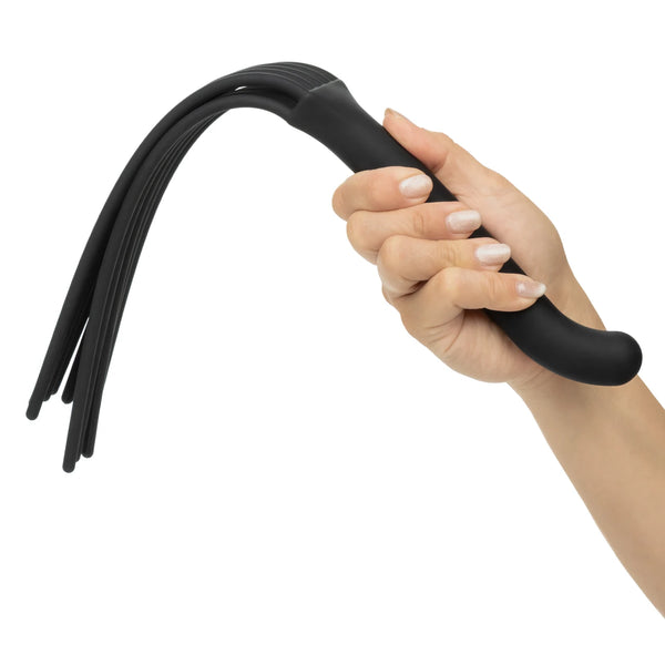 Nocturnal Collection Silicone Flogger - Black