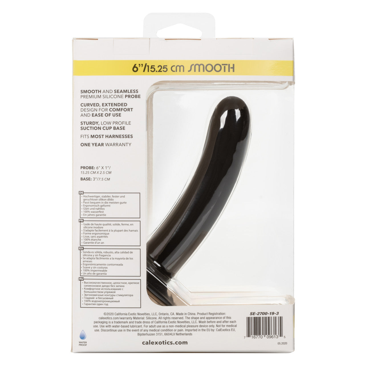 Boundless 6" Dong - Black
