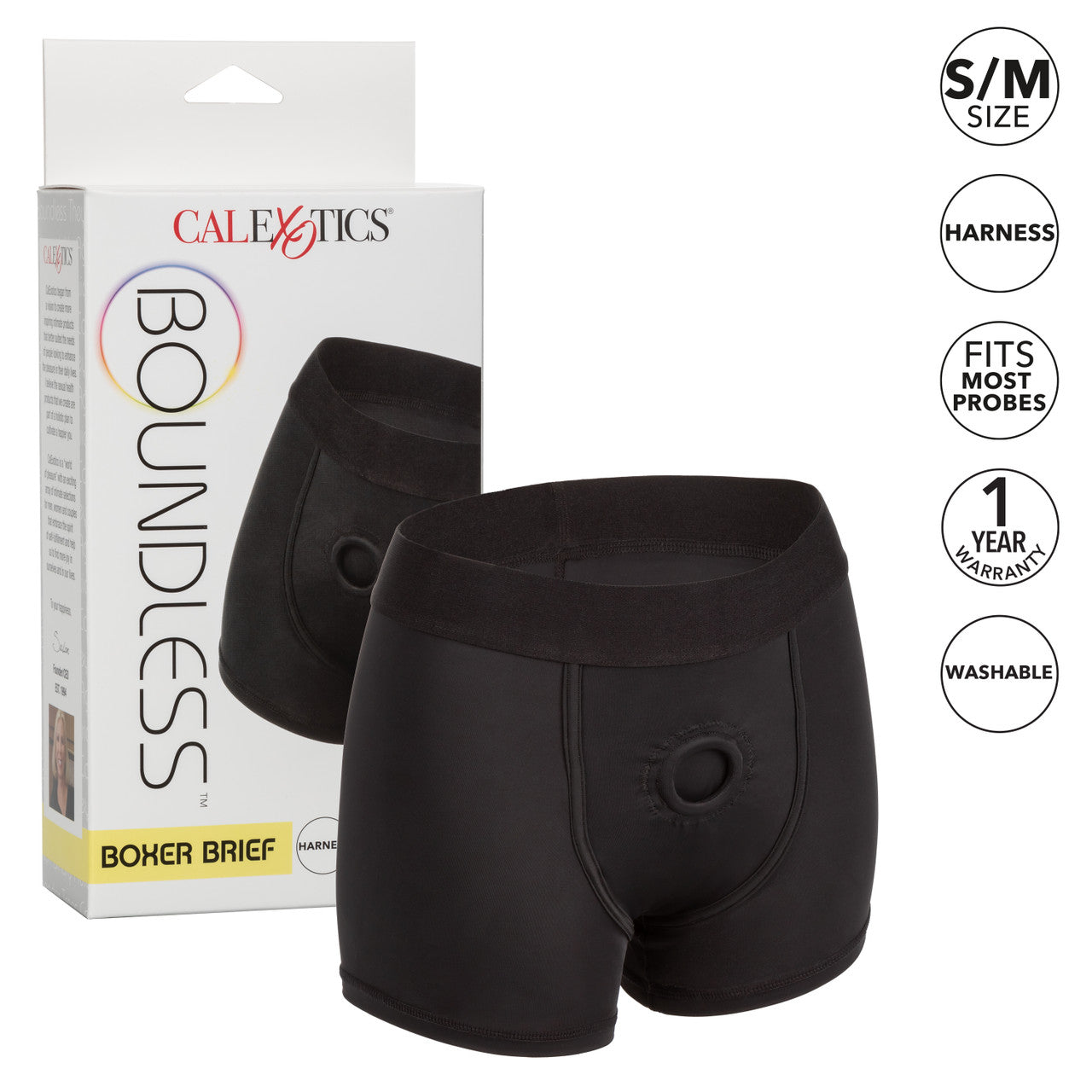 Boundless Boxer Brief Harness - Black
