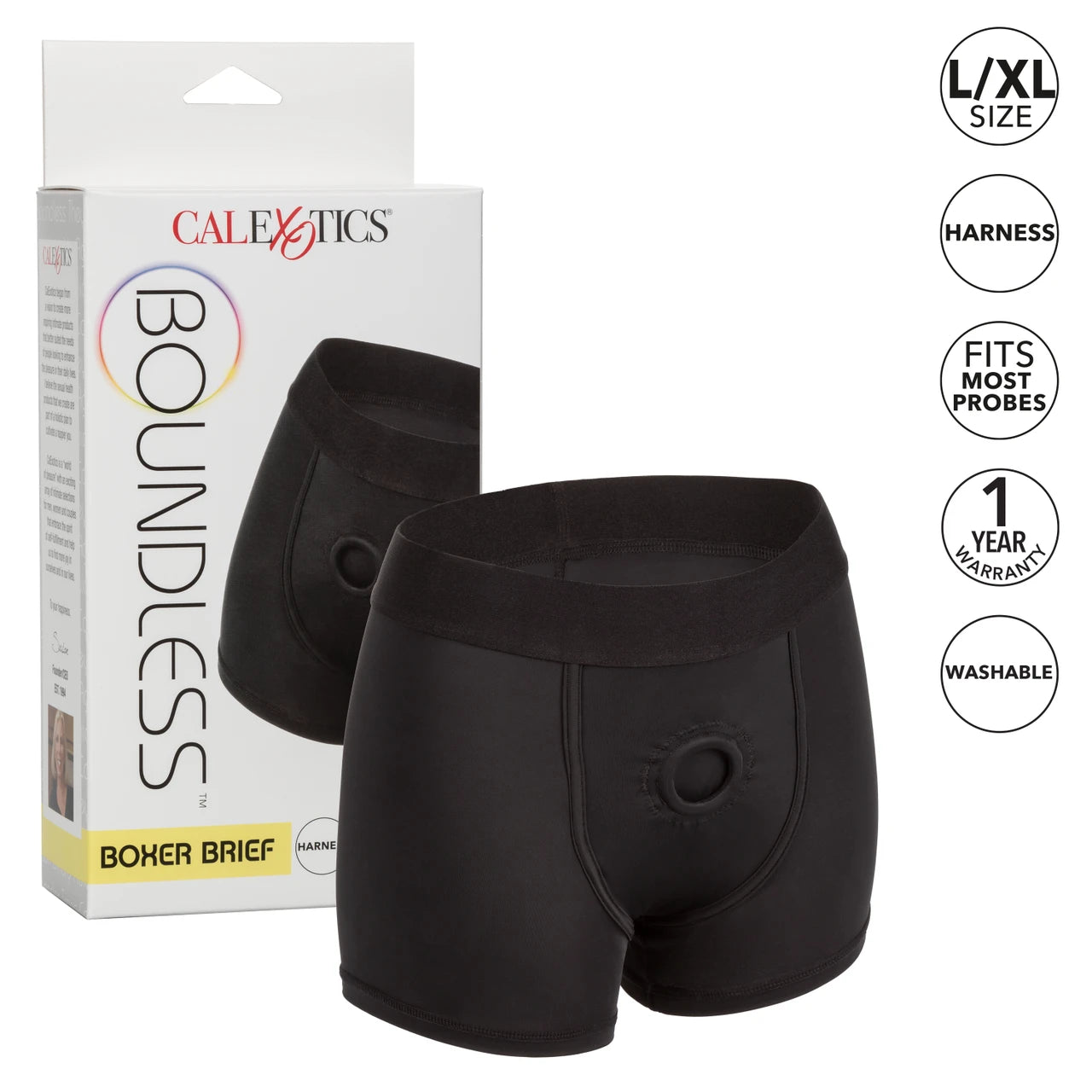 Boundless Boxer Brief Harness - Black