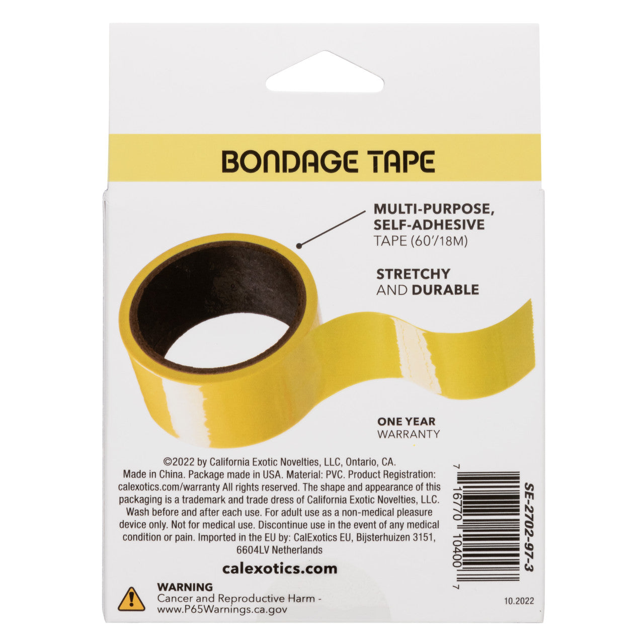 Boundless™ Bondage Tape - Yellow