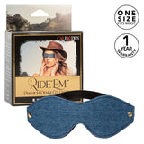 Ride 'em™ Premium Denim Collection Eye Mask