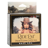 Ride 'em™ Premium Denim Collection Ball Gag