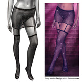 Radiance™ One Piece Garter Skirt with Thigh Highs