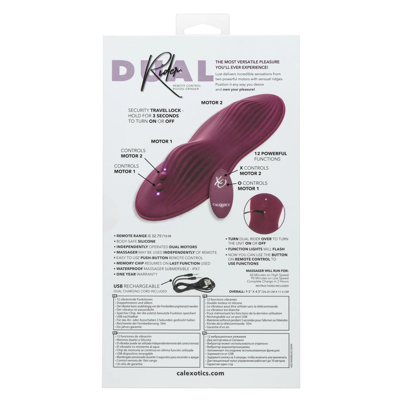 Lust® Remote Control Dual Rider